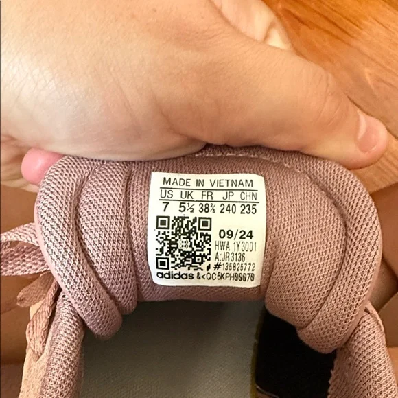 Adidas Women's Rose Pink Platform Sneakers - Picture 2 of 4